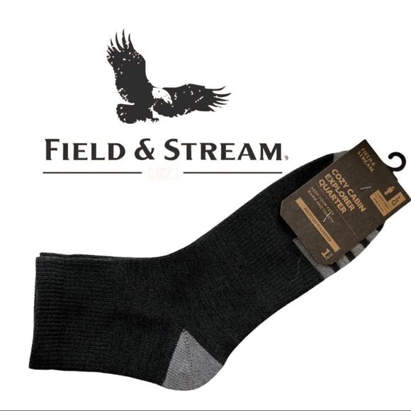 Men's Cozy Cabin Explorer Quarter Socks • NWT - Picture 1 of 4